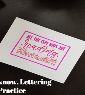 Know. Lettering Practice